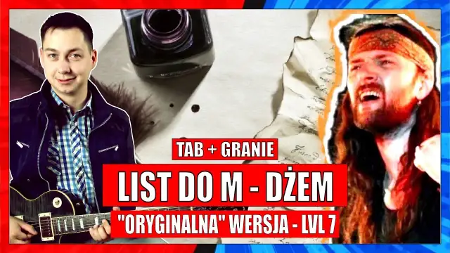Chwyty gitarowe do List do M – naucz się grać tę piosenkę łatwo