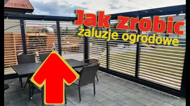 Jak zrobić żaluzje drewniane do altany - proste kroki i porady