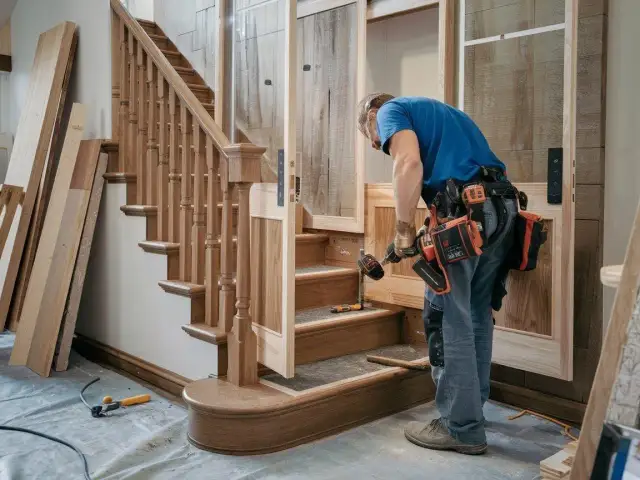 Jak zamontować drzwi na schodach bez błędów – praktyczny poradnik krok po kroku