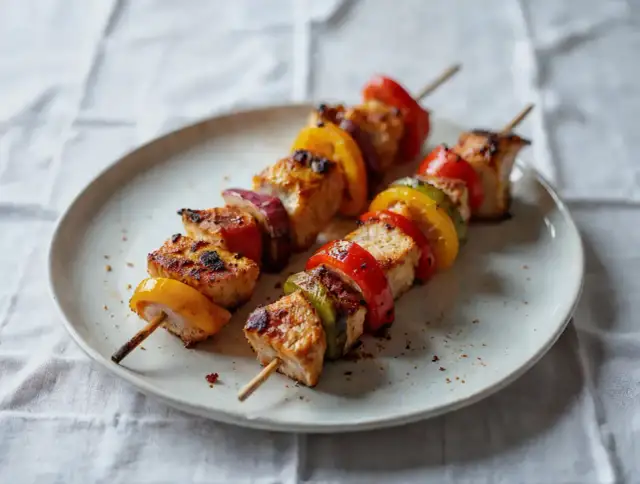 Szaszłyki z kurczaka z piekarnika: sekret soczystości bez grilla!