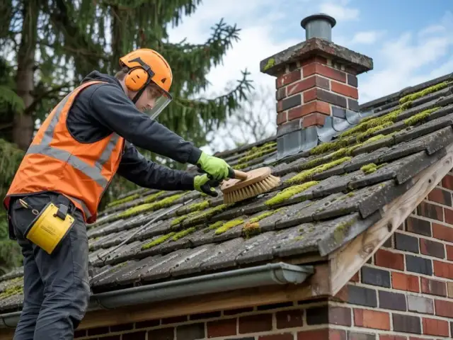 Jak usunąć mech z dachu - skuteczne metody i porady na problemy