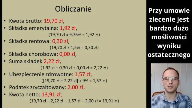 22 800 zł brutto na umowę zlecenie - ile wyniesie netto?