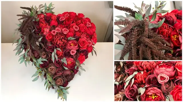 Jak zrobić stroik na cmentarz w kształcie serca, by uczcić bliskich