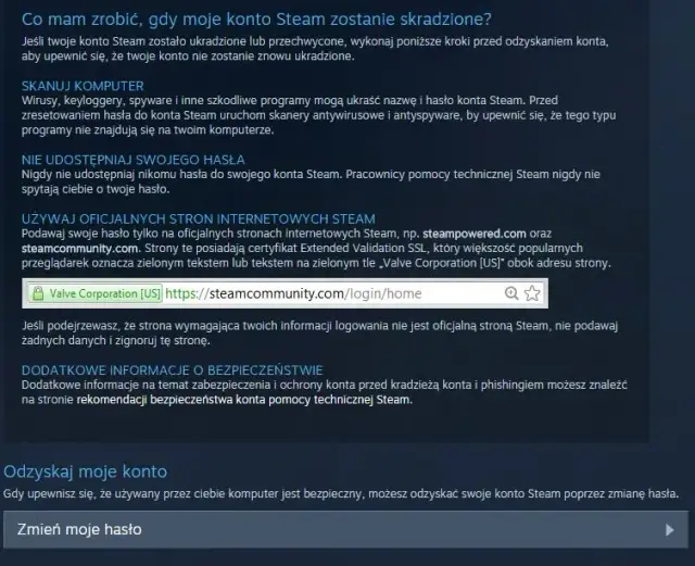 Jak zmienić hasło na Steam i zabezpieczyć swoje konto przed włamaniem