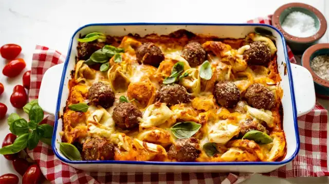Zapiekanka z tortellini: Idealny przepis na sycący obiad w 30 min