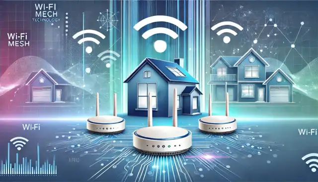 Nowoczesne routery tworzą sieć Wi-Fi mesh, zapewniając zasięg w całym domu.