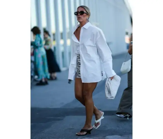 Biała koszula oversize: Stylizacje na każdą okazję i porę roku