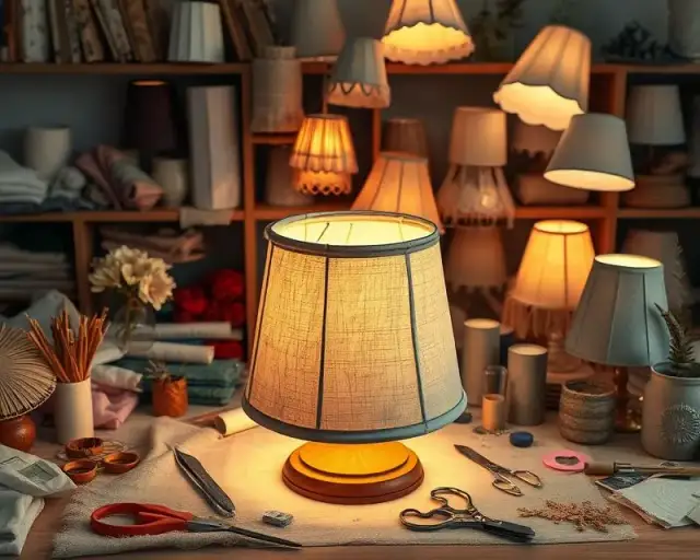 Abażur DIY: Stwórz lub odnów własnoręcznie poradnik krok po kroku