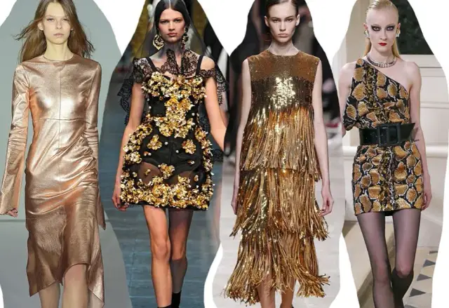 Złota sukienka: jak stworzyć olśniewającą stylizację? Porady stylistki