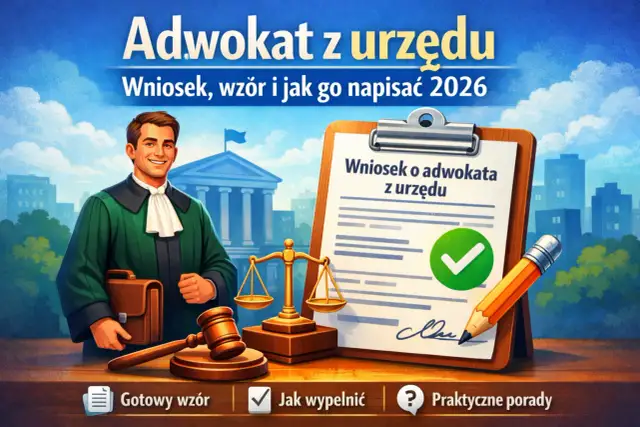 Jak dostać adwokata z urzędu? Wniosek krok po kroku