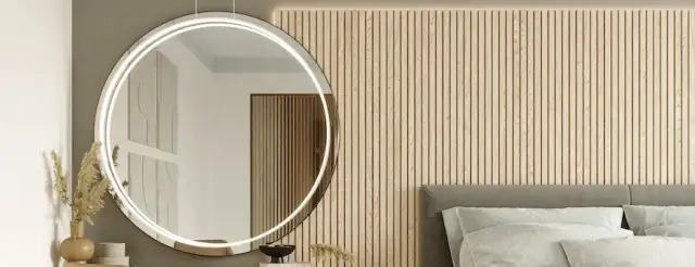Jakie oświetlenie do okrągłego lustra, aby uniknąć cieni i niedoskonałości