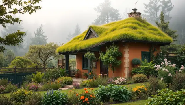 Jaki kolor elewacji najlepiej pasuje do zielonego dachu? Sprawdź najlepsze propozycje