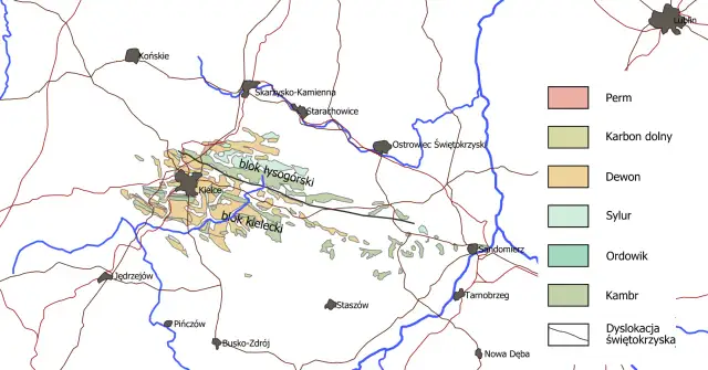 Kiedy powstały Góry Świętokrzyskie? Odkryj ich 500 mln lat historii!
