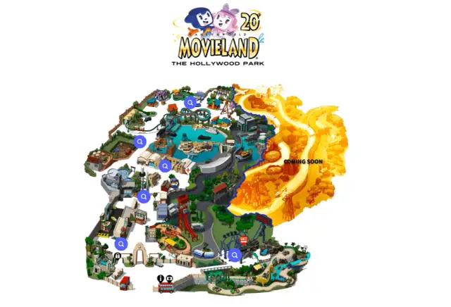Mappa Movieland: Guida essenziale per pianificare la tua visita
