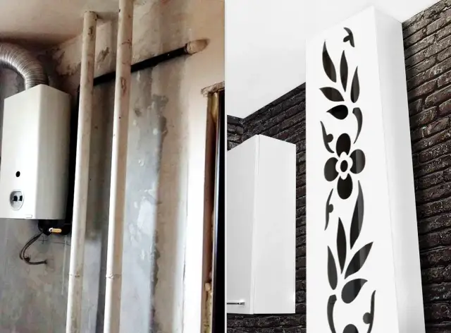 Jak ukryć rury gazowe w przedpokoju: 5 skutecznych sposobów