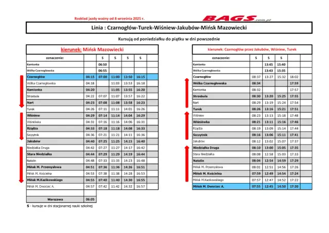 Wers-Pol Mińsk Mazowiecki: Przystanki, rozkład, bilety bez stresu!