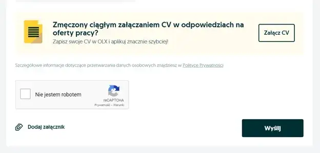 Jak wysłać CV przez OLX? Praktyczny przewodnik krok po kroku