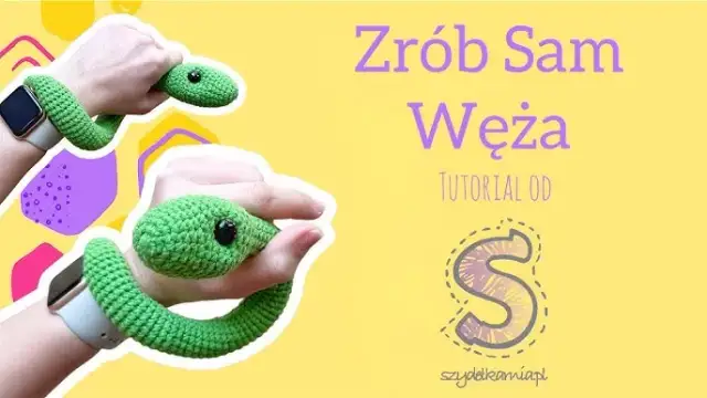Wąż DIY: maskotka czy stoper? Uszyj go krok po kroku!