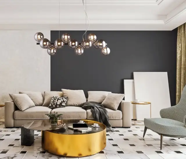 Jak wybrać idealną lampę do salonu - styl, funkcjonalność i wymiary