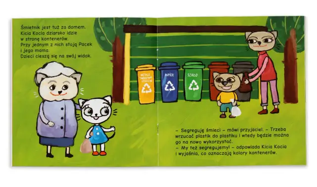 Kicia Kocia co z tymi śmieciami: jak nauczyć dziecko segregacji odpadów