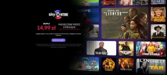 SkyShowtime jak skorzystać z promocji i nie przepłacać za subskrypcję