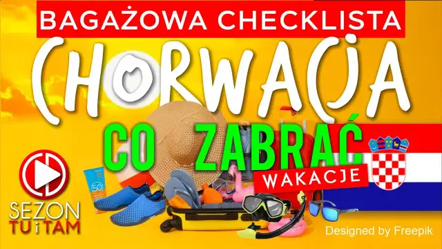 Chorwacja: Co spakować? Praktyczna checklista na udany urlop!