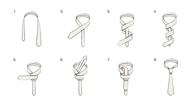 Jak zawiązać krawat krok po kroku - 5 prostych węzłów dla każdego