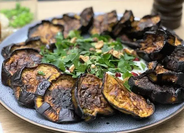 Aubergines grillées au four: le secret d'une texture fondante et légère