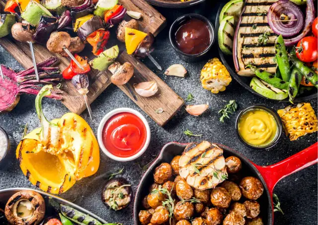 Wege grill: Przepisy, sery i alternatywy. Uczta bez mięsa!