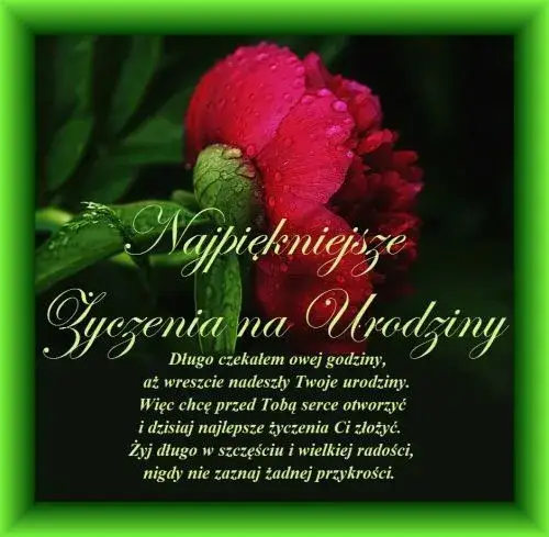 Wiersze na urodziny - piękne życzenia urodzinowe wiersz dla bliskich