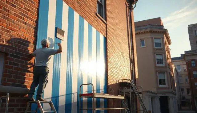 Jak malować pasy na elewacji: uniknij najczęstszych błędów malarskich