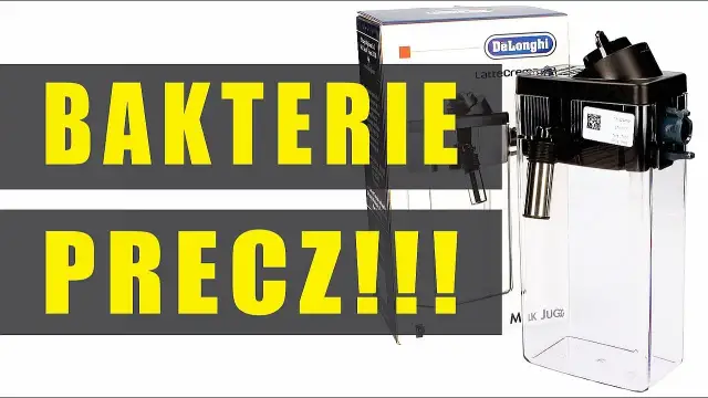 Jak czyścić pojemnik na mleko De’Longhi, aby uniknąć problemów z higieną