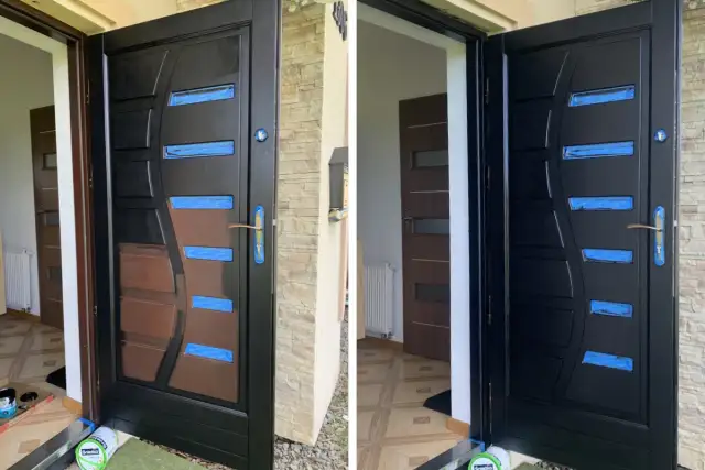 Jak skutecznie pomalować drzwi zewnętrzne z okleiny, aby trwały dłużej