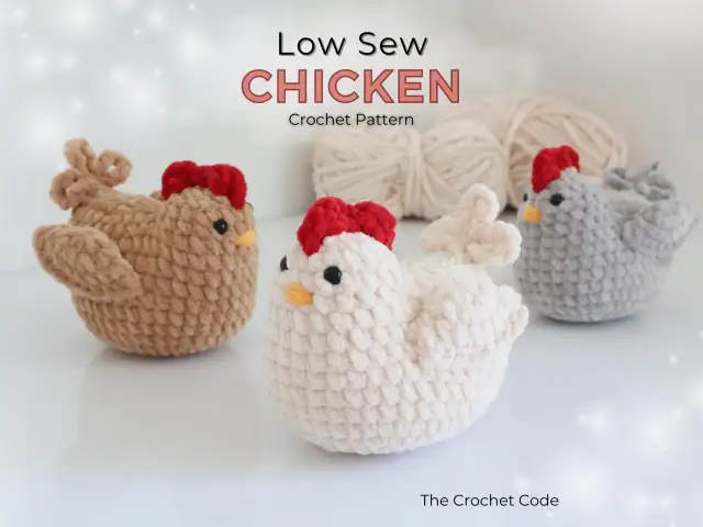 Kura na szydełku wzór - Darmowy poradnik amigurumi krok po kroku