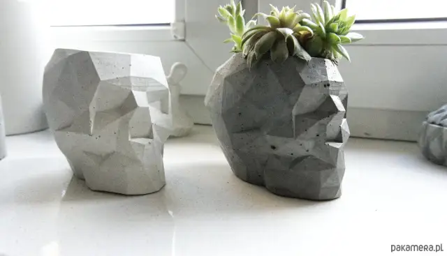 Sukulenty pokochają! Doniczki DIY: beton, glina, recykling i więcej