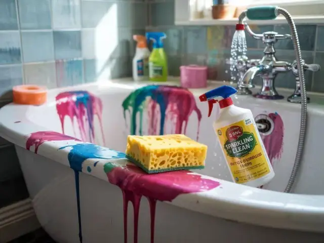 Skuteczne metody na zmycie farby do włosów z wanny bez uszkodzeń