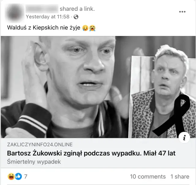 Bartosz Żukowski żyje! Rozwiewamy plotki i sprawdzamy, co u aktora