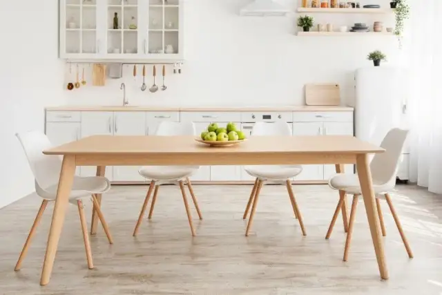 Jaki stół do białej kuchni – idealne style i materiały dla Twojego wnętrza