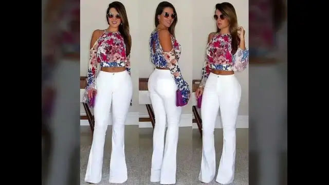 Domina el estilo: claves para lucir tus pantalones campana blancos con elegancia.