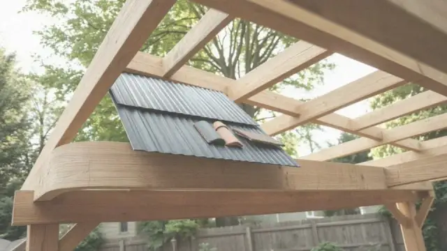 Tani dach altany: Papa, gont, blacha - co wybrać?