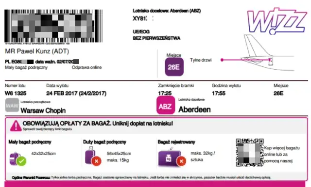Jak wygląda karta pokładowa Wizz Air? Kluczowe informacje i porady