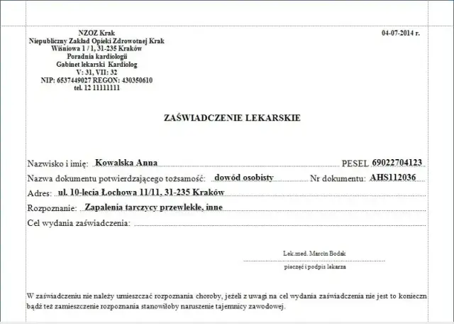 Kiedy lekarz wystawia zaświadczenie o zakończeniu leczenia i co musisz wiedzieć