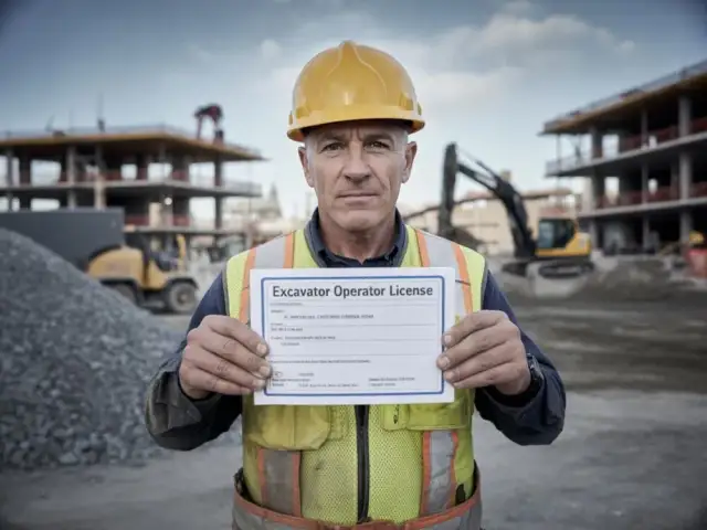 Prawo jazdy na koparkę? Kiedy tak, a kiedy wystarczy książeczka?