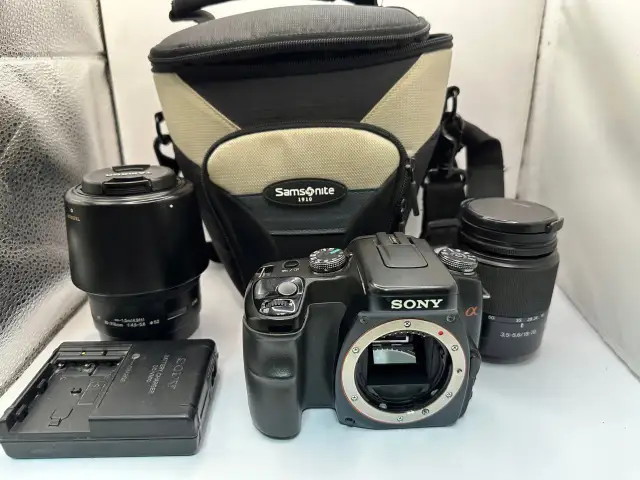 Lustrzanka Sony Alfa 100 - szczegółowe informacje i porównania modeli