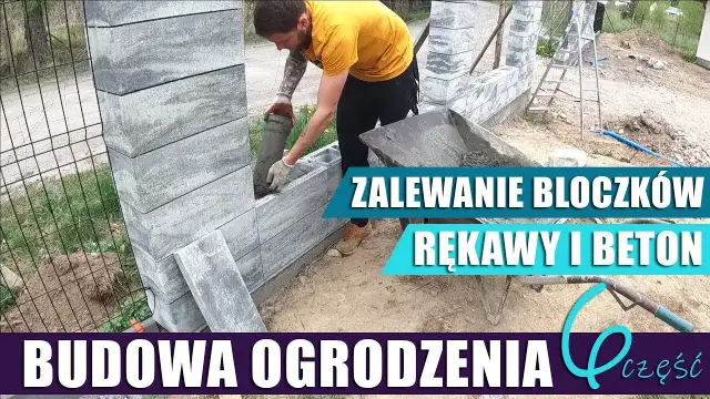 Jaki beton do zalewania bloczków ogrodzeniowych, aby uniknąć błędów?