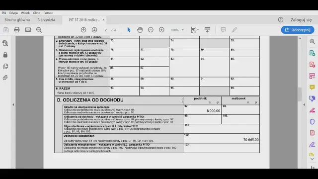Jak prawidłowo obliczyć dochód netto z 46000 zł w rozliczeniu PIT