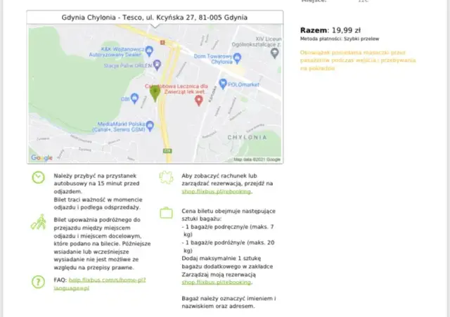 Flixbus Gdynia: Skąd odjeżdża? Dokładny adres i wskazówki