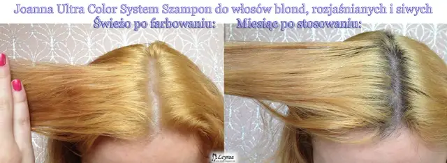 Joanna szampon rewitalizujący kolor efekty na blond włosy bez żółtego tonu
