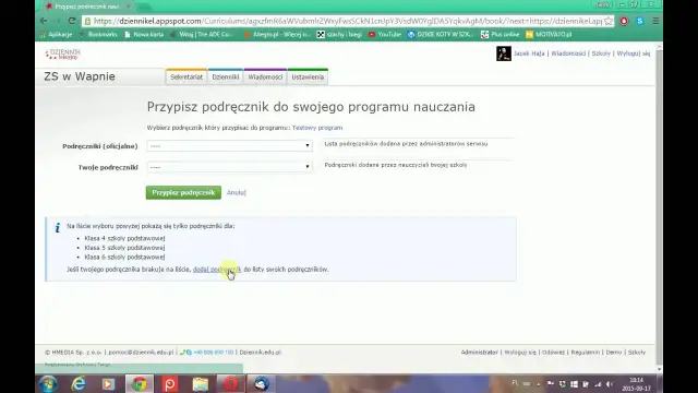 Jak dodać program nauczania w Vulcanie - krok po kroku bez błędów