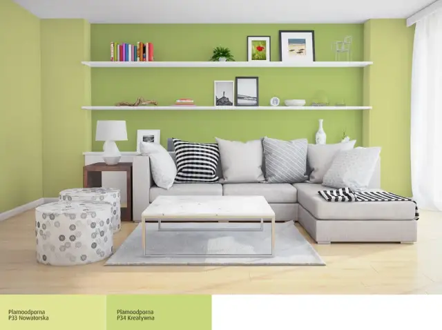 Jakie kolory pasują do oliwkowej ściany, aby stworzyć przytulne wnętrze?